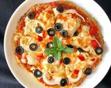 Hình bước làm 3 của món Pizza keto