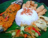 Foto langkah ke 6 dari resep Tumis Pepaya Muda Pete.