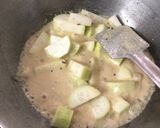 A picture of step 3 of Lau(lauki)Shukto.