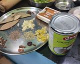 A picture of step 2 of Baingan bartha stuffed bread.