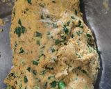 A picture of step 2 of Bajra quinoa Methi thepla.
