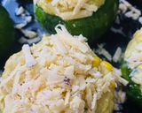 Foto del paso 8 de la receta: ZAPALLITOS RELLENOS VEGETARIANOS 🧅🌽 #800❤️👏 🥒🥚🧀