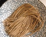 Hình bước làm 1 của món Mì soba lạnh