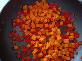 Arroz meloso con calabaza y marisco