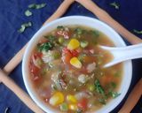A picture of step 7 of Vegetable Soup.
