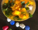 A picture of step 3 of Quick fasting mango sarbat (mojito).