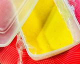 A picture of step 4 of #GA4 #week22 : Mango Ice cream.