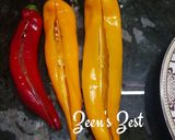 A picture of step 2 of Air Fryer Paneer Stuffed Sweet Palermo Peppers.