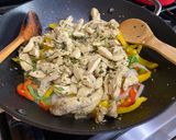 A picture of step 7 of Chicken Fajitas.