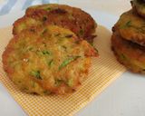 A picture of step 5 of Zucchini and Ginger Fritters.
