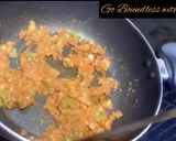 A picture of step 5 of Cheesy Bun Masala.