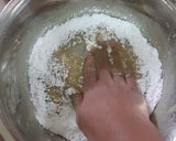 A picture of step 4 of Mangalore buns/ South Indian buns.