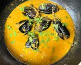 A picture of step 6 of Keema Bagara Baingan.