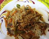 A picture of step 6 of Gravy CHICKEN NOODLES.
