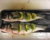 A picture of step 3 of Roast seabass on a bed of roasted vegetables and samphire.