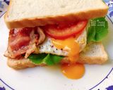 Hình bước làm 3 của món Bánh Mì Sandwich Kẹp