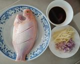 Hình bước làm 1 của món Cá điêu hồng hấp gừng