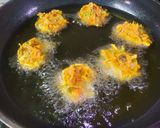 A picture of step 2 of Jawla(Tiny Shrimp) and Mixed Vegetables Fritters.