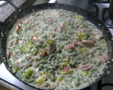 Foto del paso 5 de la receta: Spatzles verdes con una salsa zarpada muy rica