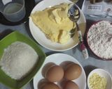 Foto langkah ke 1 dari resep Butter Cake Lemon Almond.