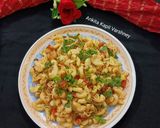 A picture of step 1 of Masala Macaroni.