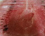 A picture of step 1 of Watermelon juice with Lemon.