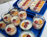 Foto langkah ke 9 dari resep Puding Susu Buah Kaca.