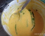 A picture of step 1 of Jhatpat palak pakoda.