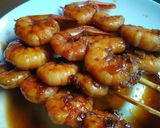 Foto langkah ke 6 dari resep Sate Udang Panggang Teflon.