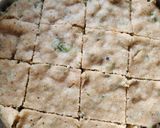 A picture of step 5 of Barley Peri Peri Dhokla.