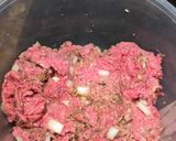 A picture of step 1 of P-lo's Salisbury Steak and Gravy.