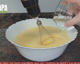 A picture of step 1 of Tres Leches Cake.