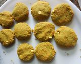 A picture of step 6 of Carrot tikki.