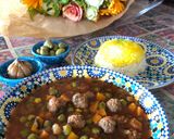 عکس مرحله 7 از دستور خورشت نخود فرنگی لبنانی