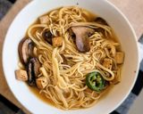 A picture of step 9 of TBs Ramen.