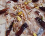 A picture of step 3 of Fruit Cream with nuts.
