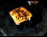 A picture of step 4 of Quick snacks |Rava bread masala toast.