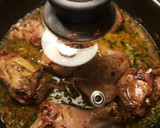 Foto del paso 20 de la receta: Pollo al limón, en salsa de hígado y ajos