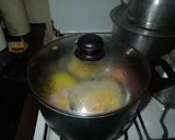 A picture of step 3 of Steamed cake #charityrecipe#gardenofsiloam.