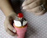 Foto del paso 6 de la receta Cupcakes con forma de helados!