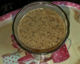 A picture of step 4 of Pan shake with Gond katira.