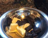 Foto del paso 1 de la receta: Brownie con ganache de chocolate blanco y almendras