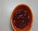 A picture of step 1 of Schezwan Chutney.