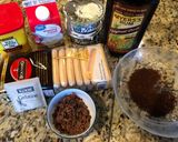 A picture of step 1 of Tiramisu Cake.