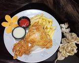 A picture of step 6 of Chicken_Broast _With_French_Fries.