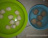Foto langkah ke 1 dari resep Soto Salmon (+bakso & telur puyuh) #MPASI1YO.