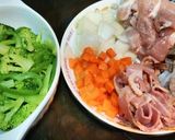 (小烤箱料理之四:剩飯料理) 奶香焗烤飯的食譜步驟2照片