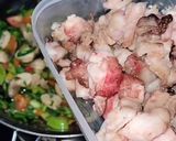 Foto langkah ke 5 dari resep Timis Gajih jamur Kucai Cabe Ijo.