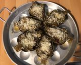 Une image de l'étape 9 de Artichauts violets gratinés au pecorino.