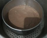 Foto langkah ke 6 dari resep Brownies coklat pandan kukus.